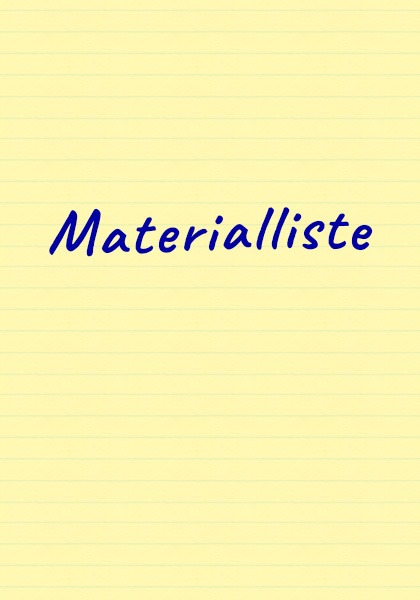 Materialliste